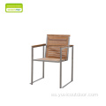 Juego de comedor de acero inoxidable Mar Garden Muebles de exterior